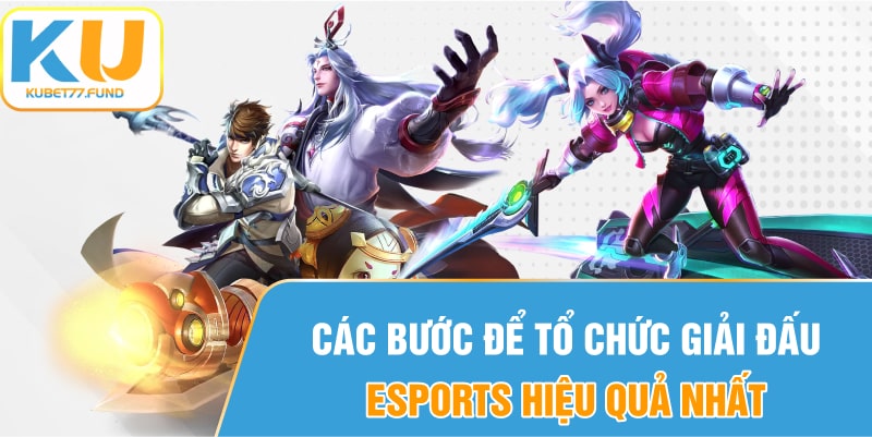 Các bước để tổ chức giải đấu Esports hiệu quả nhất