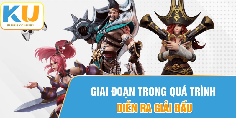 Giai đoạn trong quá trình diễn ra giải đấu